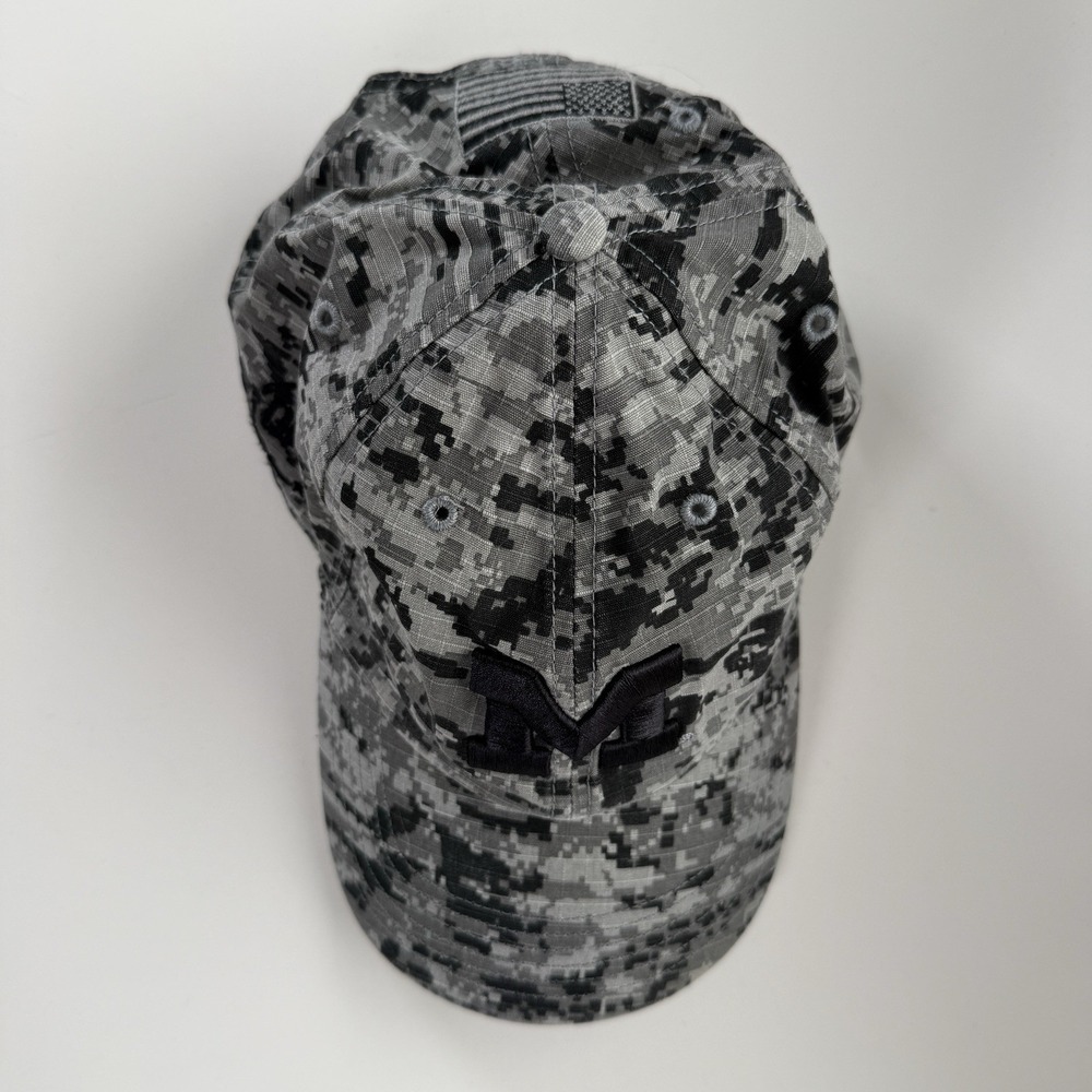 University of Michigan Wolverines '47 Digital Camo Hat OHT Black USA Flag OSFA - Picture 9 of 13